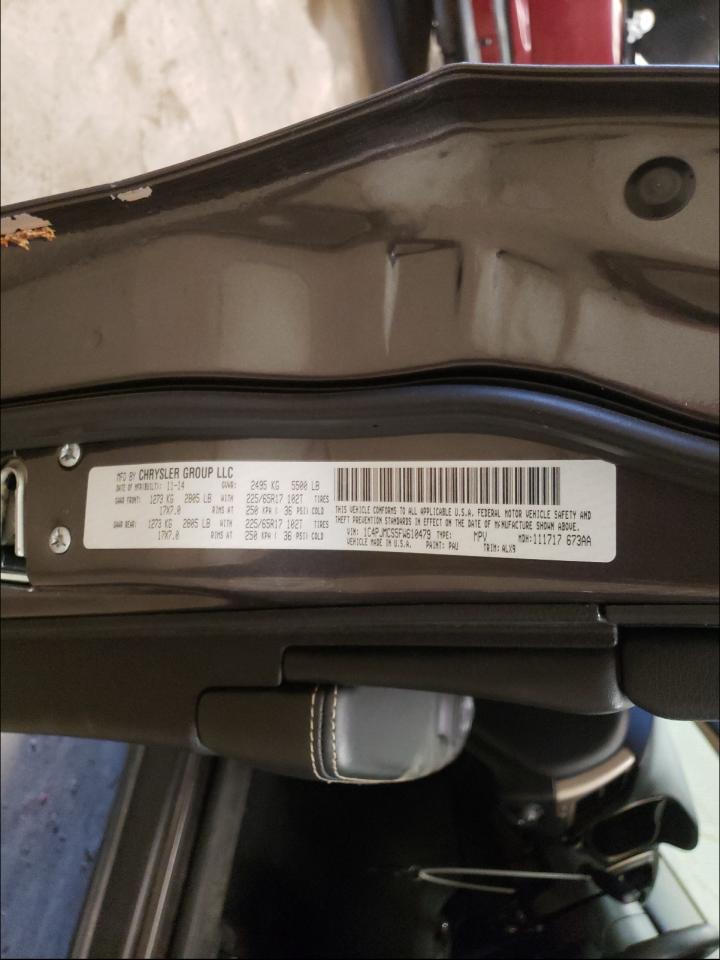 Photo 10 from auction – 2015 JEEP CHEROKEE L with VIN 1C4PJMCS5FW610479