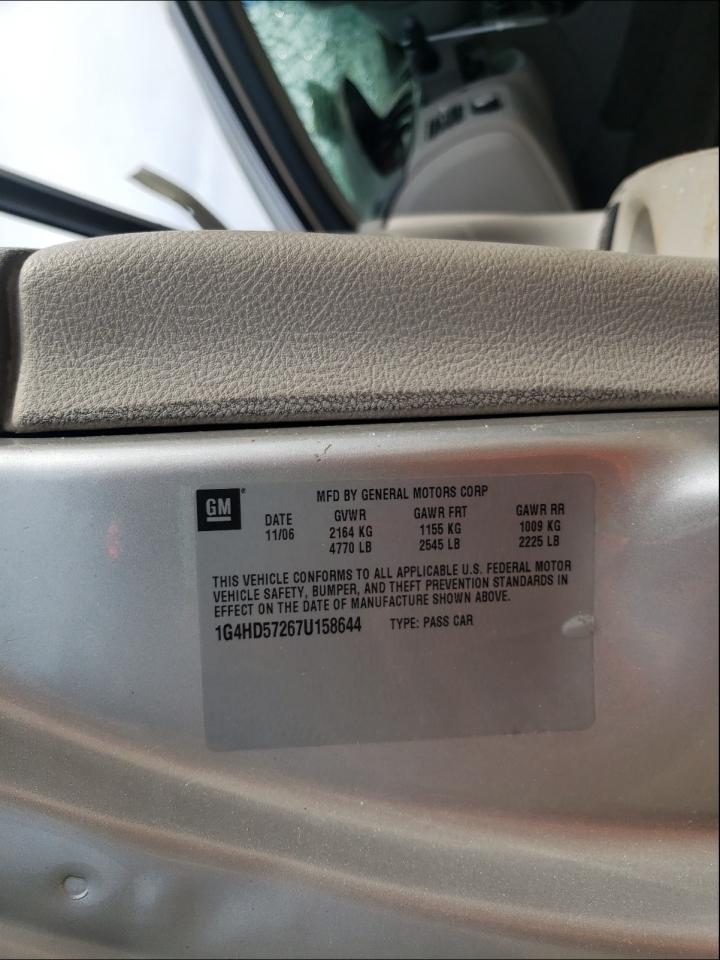Photo 10 from auction – 2007 BUICK LUCERNE CX with VIN 1G4HD57267U158644