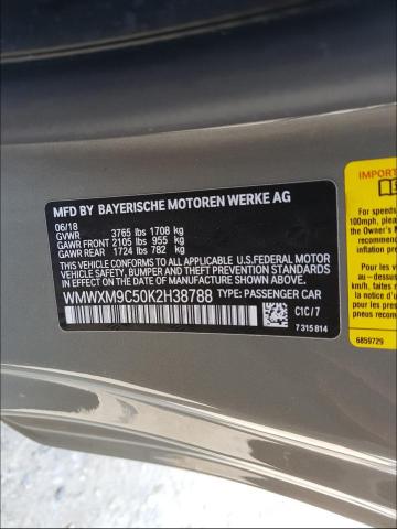 Photo 10 from auction – 2019 MINI COOPER JOH with VIN WMWXM9C50K2H38788