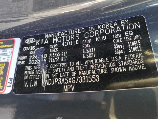 Photo 10 from auction – 2016 KIA SOUL + with VIN KNDJP3A5XG7331553