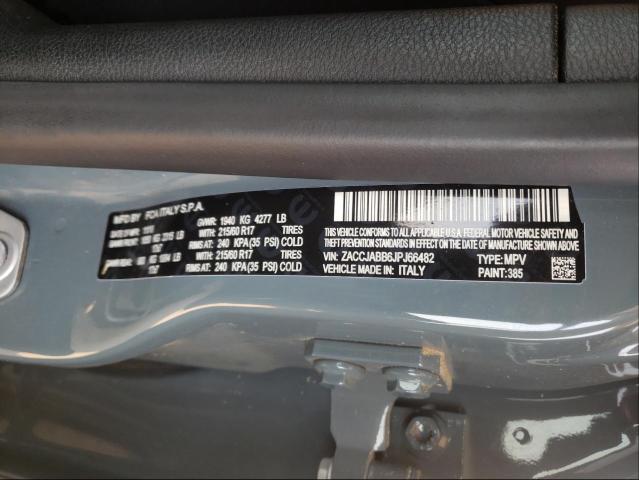 Photo 10 from auction – 2018 JEEP RENEGADE L with VIN ZACCJABB6JPJ66482