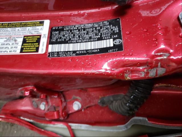 Photo 10 from auction – 2009 TOYOTA CAMRY BASE with VIN 4T4BE46K59R049650