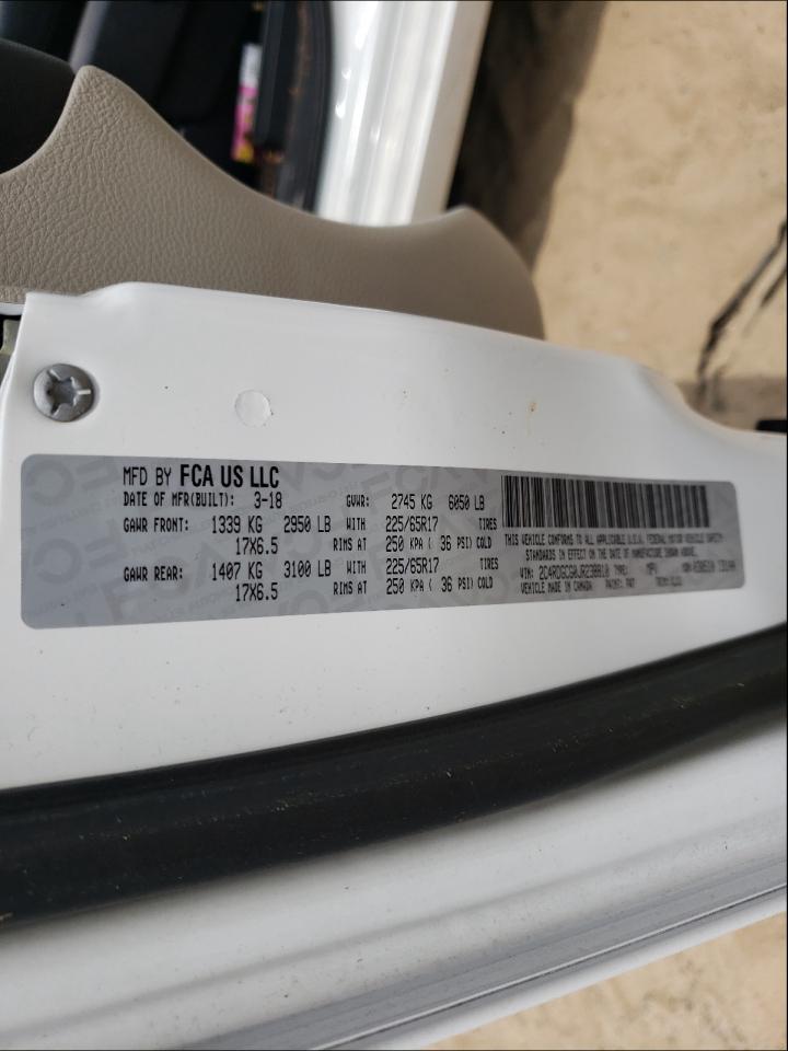 Photo 10 from auction – 2018 DODGE GRAND CARA with VIN 2C4RDGCG0JR238810