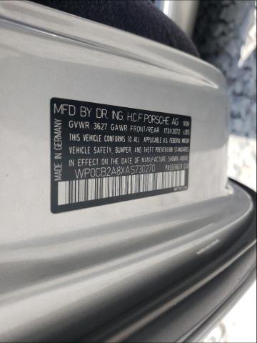 Photo 10 from auction – 2010 PORSCHE BOXSTER with VIN WP0CB2A8XAS730270