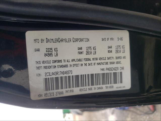 Photo 10 from auction – 2007 CHRYSLER 300 with VIN 2C3LA43R17H646573