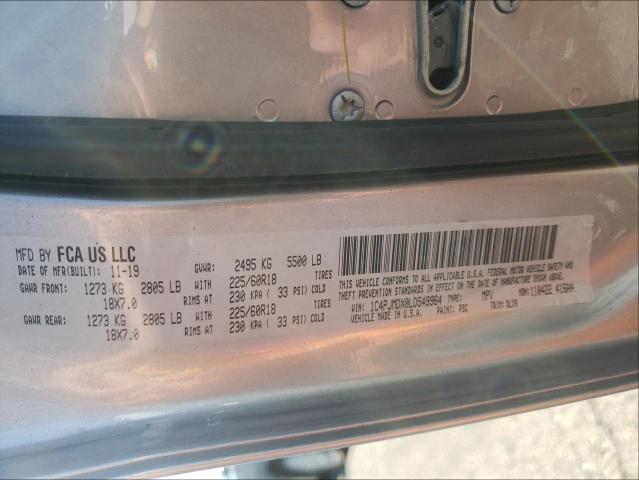 Photo 10 from auction – 2020 JEEP CHEROKEE with VIN 1C4PJMDX0LD549964