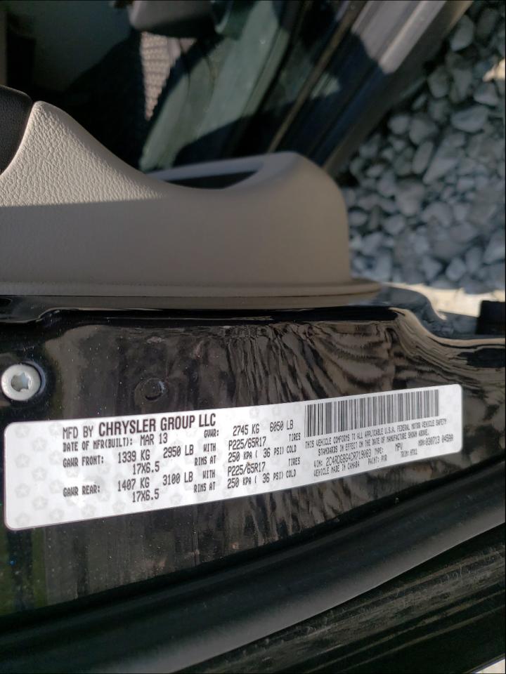 Photo 10 from auction – 2013 DODGE GRAND CARA with VIN 2C4RDGBG4DR719083