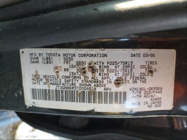 Photo 10 from auction – 1996 TOYOTA 4RUNNER SR with VIN JT3GN86R5T0008818