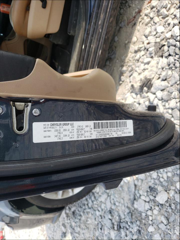Photo 10 from auction – 2014 DODGE GRAND CARA with VIN 2C4RDGCG6ER430500
