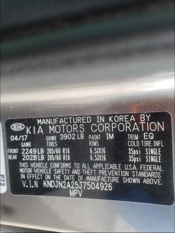Photo 10 from auction – 2018 KIA SOUL with VIN KNDJN2A25J7504926