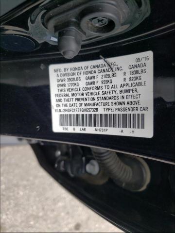 Photo 10 from auction – 2016 HONDA CIVIC EX with VIN 2HGFC1F37GH657328