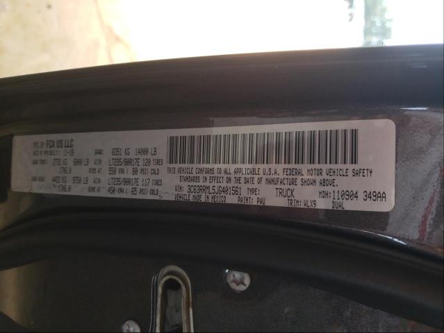 Photo 10 from auction – 2018 RAM 3500 LARAM with VIN 3C63RRML5JG401561