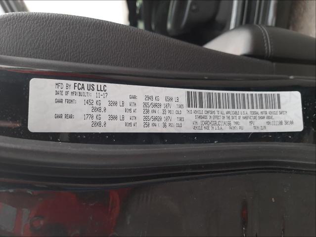 Photo 10 from auction – 2018 DODGE DURANGO GT with VIN 1C4RDHDG8JC114166