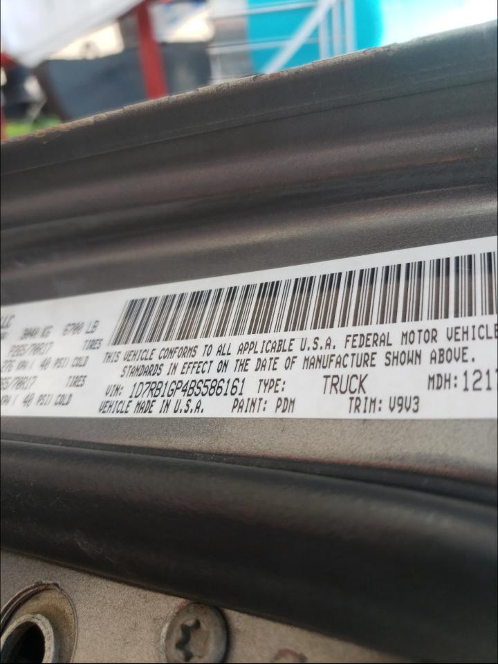 Photo 10 from auction – 2011 DODGE RAM 1500 with VIN 1D7RB1GP4BS586161
