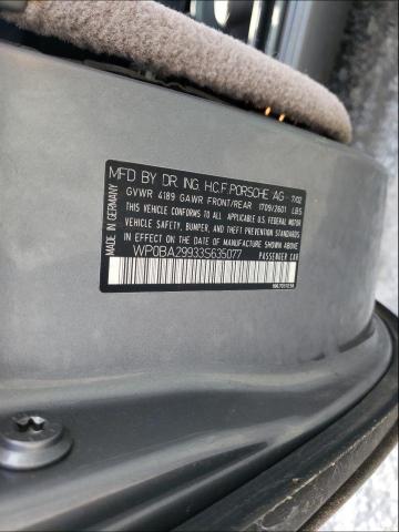 Фото 10 с аукциона – 2003 PORSCHE 911 TARGA с VIN WP0BA29933S635077