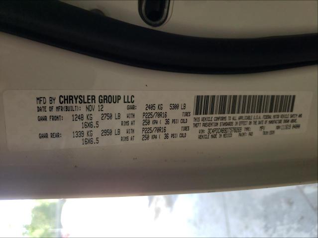 Photo 10 from auction – 2013 DODGE JOURNEY with VIN 3C4PDCAB9DT578269