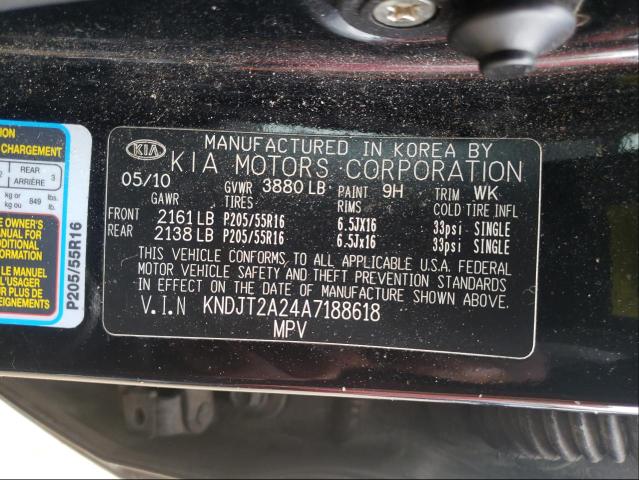صورة رقم 10 من المزاد - 2010 KIA SOUL + مع VIN KNDJT2A24A7188618