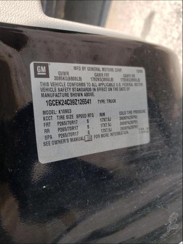 Photo 10 from auction – 2009 CHEVROLET SILVERADO with VIN 1GCEK24C39Z126541