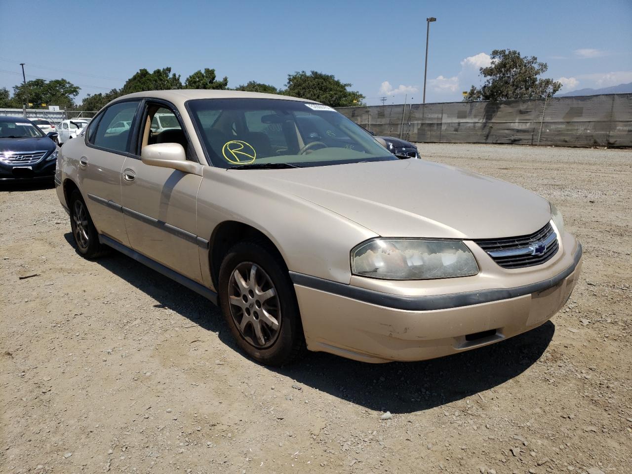CHEVROLET IMPALA 2000 with VIN 2G1WF52E9Y9152674 - Photo from auction