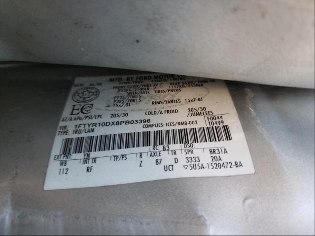 Photo 10 from auction – 2008 FORD RANGER with VIN 1FTYR10DX8PB03396