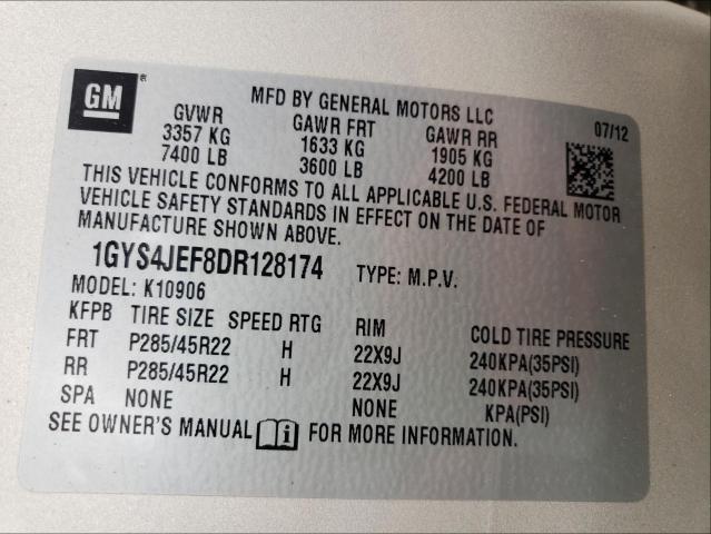 Photo 10 from auction – 2013 CADILLAC ESCALADE E with VIN 1GYS4JEF8DR128174