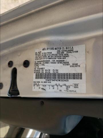 Photo 10 from auction – 2002 FORD FOCUS SE with VIN 1FAFP34P42W333435