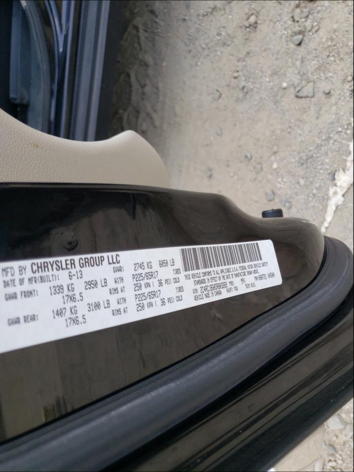 Photo 10 from auction – 2013 CHRYSLER TOWN & COU with VIN 2C4RC1BG0DR803269