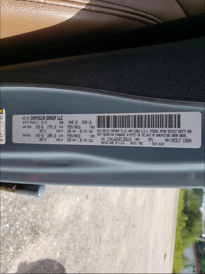 Photo 10 from auction – 2015 JEEP WRANGLER U with VIN 1C4HJWEG0FL556101