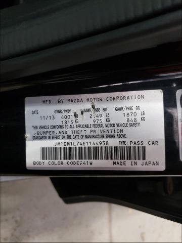 Photo 10 from auction – 2014 MAZDA 3 TOURING with VIN JM1BM1L74E1144938