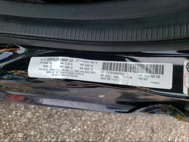 Photo 10 from auction – 2013 CHRYSLER 200 LIMITE with VIN 1C3CCBCG4DN679101