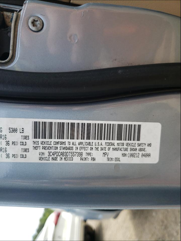 Photo 10 from auction – 2013 DODGE JOURNEY SE with VIN 3C4PDCAB3DT557398