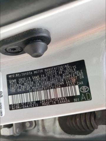 Photo 10 from auction – 2015 TOYOTA COROLLA L with VIN 2T1BURHEXFC437424
