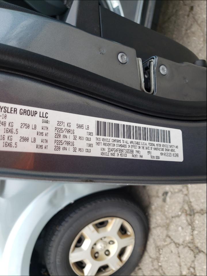 Photo 10 from auction – 2010 DODGE JOURNEY SE with VIN 3D4PG4FB9AT165398