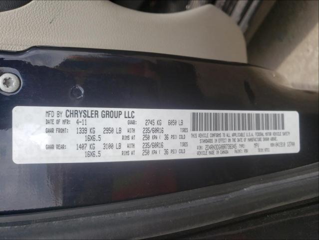 Photo 10 from auction – 2011 DODGE GRAND CARA with VIN 2D4RN3DG0BR738345
