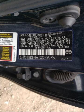 Photo 10 from auction – 2016 TOYOTA CAMRY LE with VIN 4T1BF1FK3GU580610