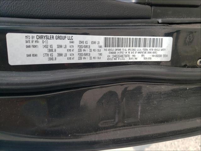 Photo 10 from auction – 2011 DODGE DURANGO EX with VIN 1D4RE2GG4BC730781