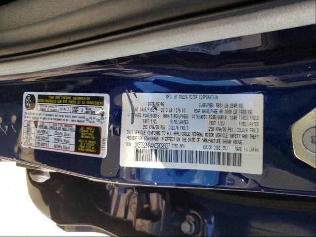 Photo 10 from auction – 2010 MAZDA CX-9 with VIN JM3TB2MA4A0202807