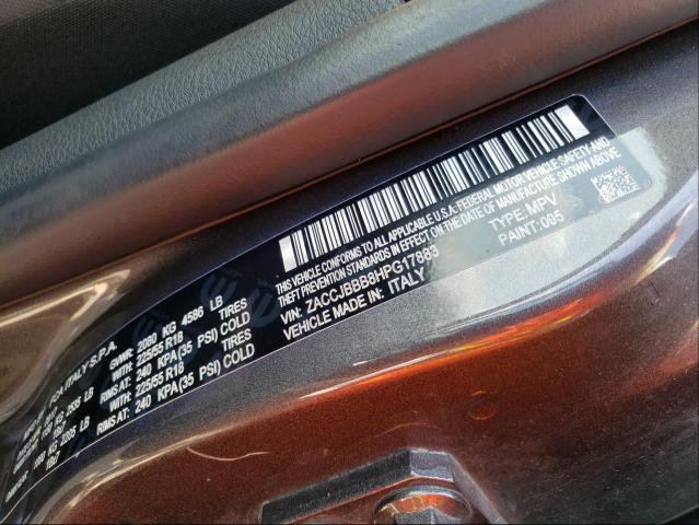 Photo 10 from auction – 2017 JEEP RENEGADE L with VIN ZACCJBBB8HPG17883