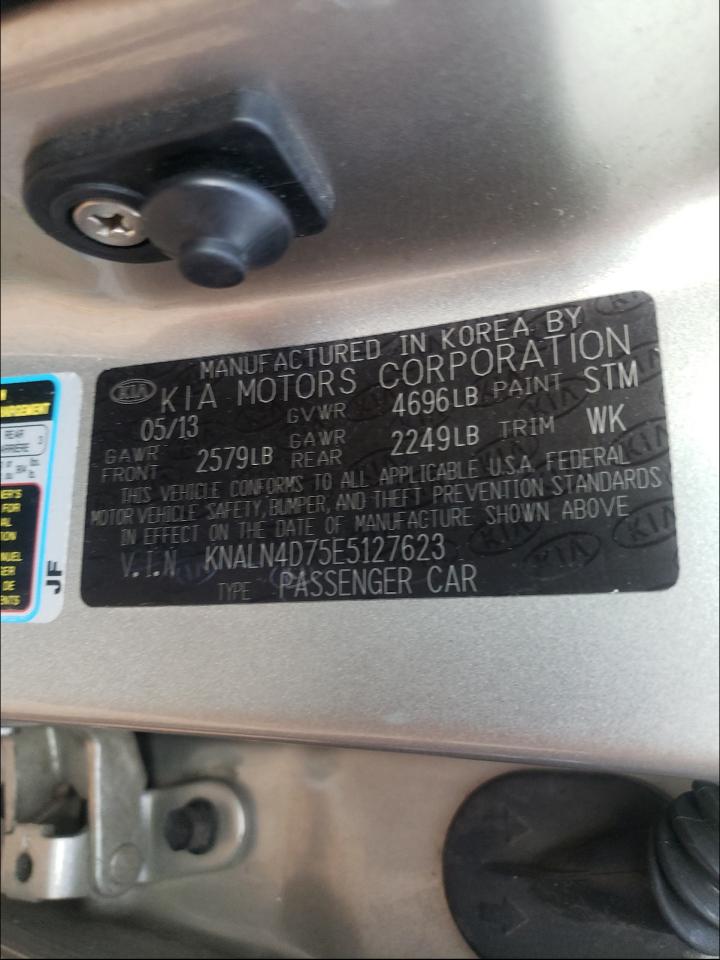 Photo 10 from auction – 2014 KIA CADENZA PR with VIN KNALN4D75E5127623