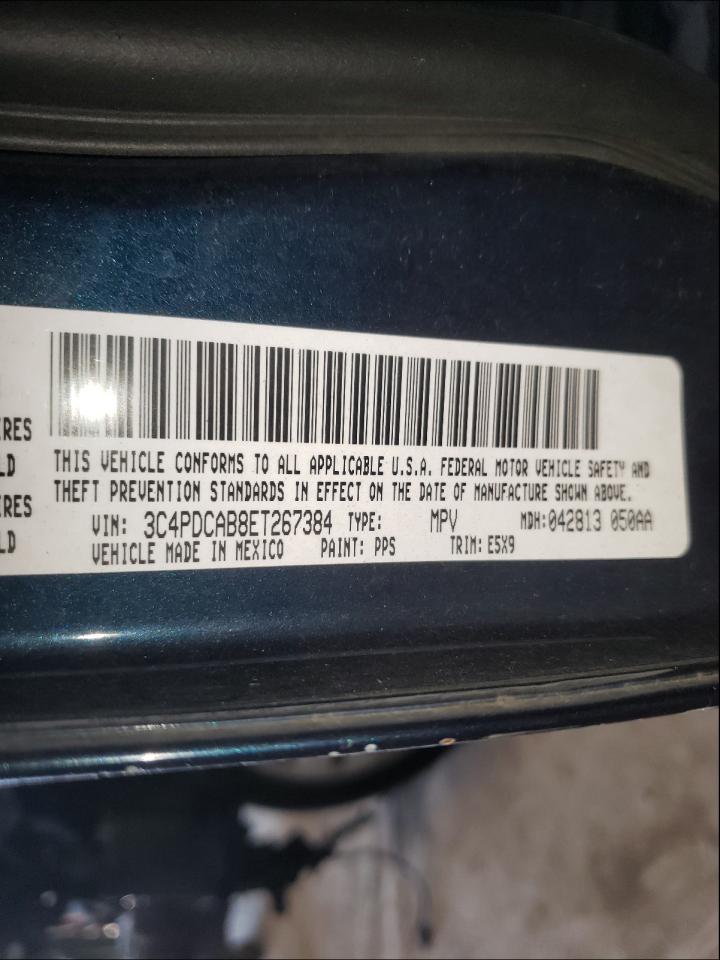 Photo 10 from auction – 2014 DODGE JOURNEY SE with VIN 3C4PDCAB8ET267384