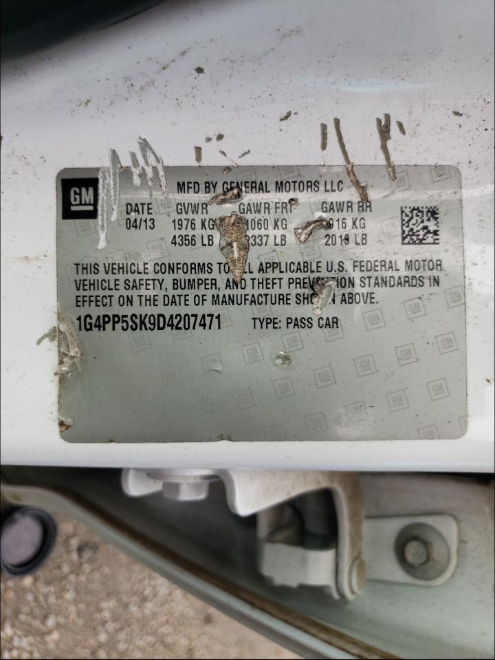 Photo 10 from auction – 2013 BUICK VERANO with VIN 1G4PP5SK9D4207471