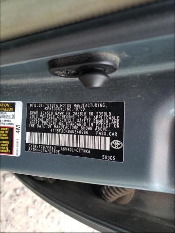 Photo 10 from auction – 2010 TOYOTA CAMRY BASE with VIN 4T1BF3EK8AU548966