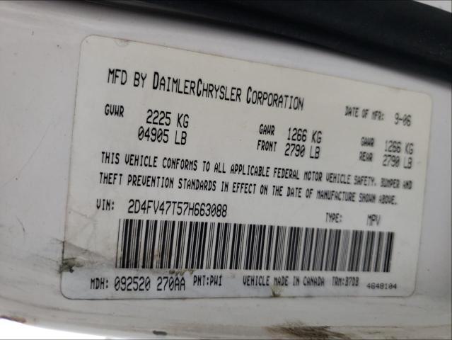 Photo 10 from auction – 2007 DODGE MAGNUM SE with VIN 2D4FV47T57H663088