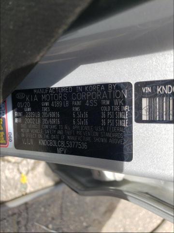 Photo 10 from auction – 2020 KIA NIRO LX with VIN KNDCB3LC8L5377536