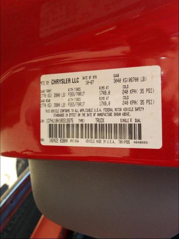 Photo 10 from auction – 2008 DODGE RAM 1500 S with VIN 1D7HU18N18S512675