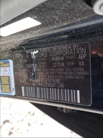 Photo 10 from auction – 2014 KIA OPTIMA HYB with VIN KNAGM4AD5E5076381