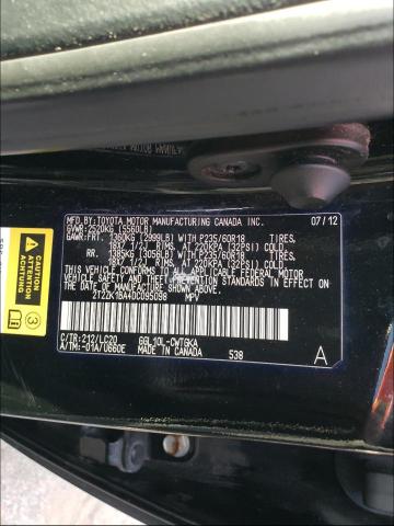 Photo 10 from auction – 2013 LEXUS RX 350 with VIN 2T2ZK1BA4DC095098
