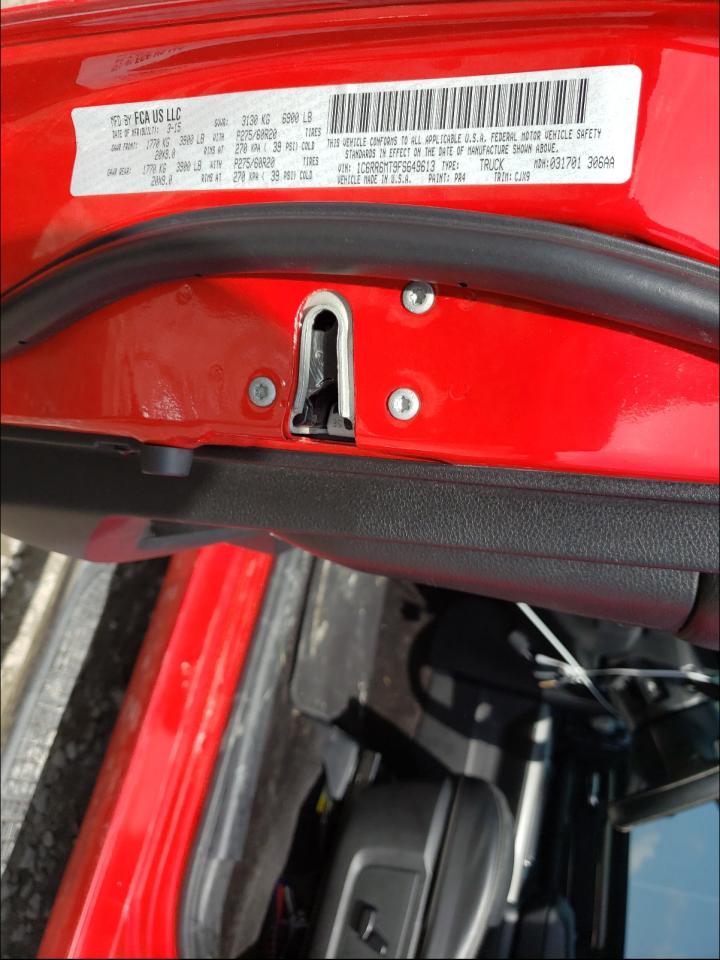 Photo 10 from auction – 2015 RAM 1500 SPORT with VIN 1C6RR6MT9FS649613