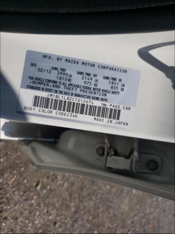 Photo 10 from auction – 2012 MAZDA 3 I with VIN JM1BL1L82C1612674