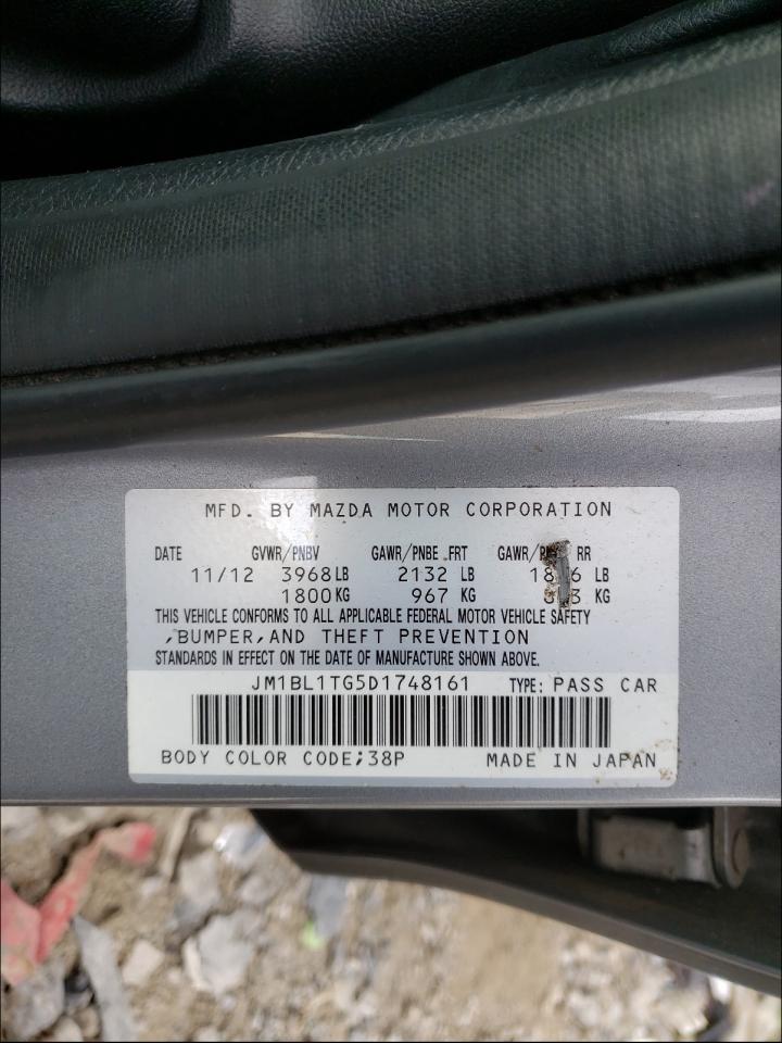 Photo 10 from auction – 2013 MAZDA 3 I with VIN JM1BL1TG5D1748161